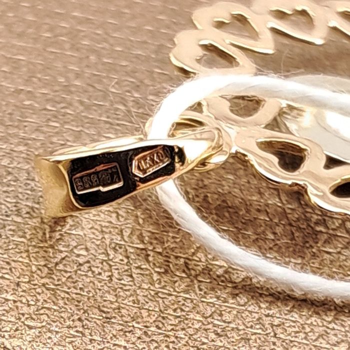 ‼Золотой кулон 2,32 гр Золотая подвеска, ладанка Золото 585*