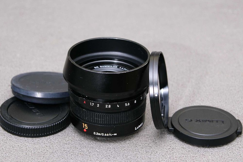 Panasonic Micro 4/3 Lens 15 мм f/1.7 ASPH.
