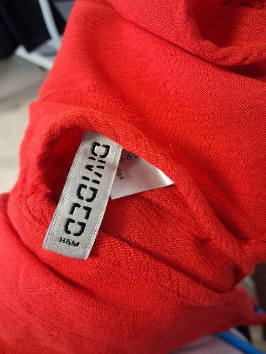 H&M kombinezon letni czerwony XL L
