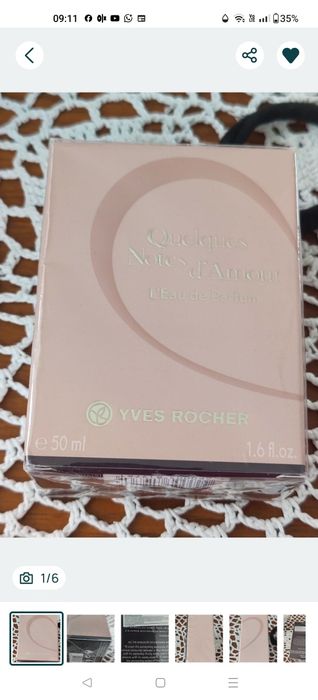 yves rocher Woda perfumowana Quelques Notes d’Amour 50 ml