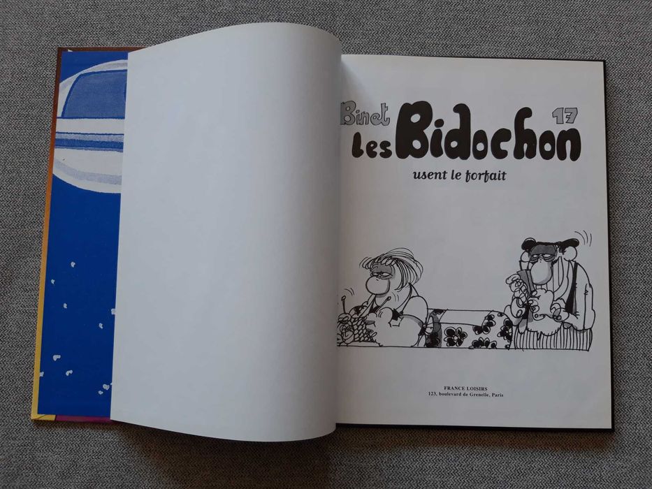 BD Álbum duplo Les Bidochon Tome 17 e 18