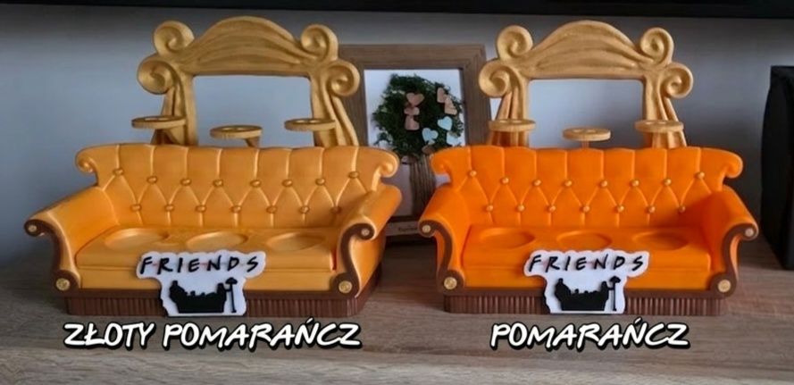 Unikatowa sofa kanapa na Figurki FRIENDS z McDonald's