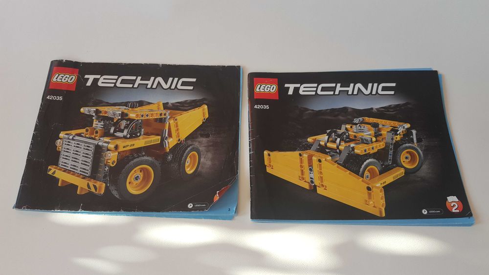 LEGO TECHNIC 42035      2 w jednym - Ciężarówka , Spychacz  Instrukcja