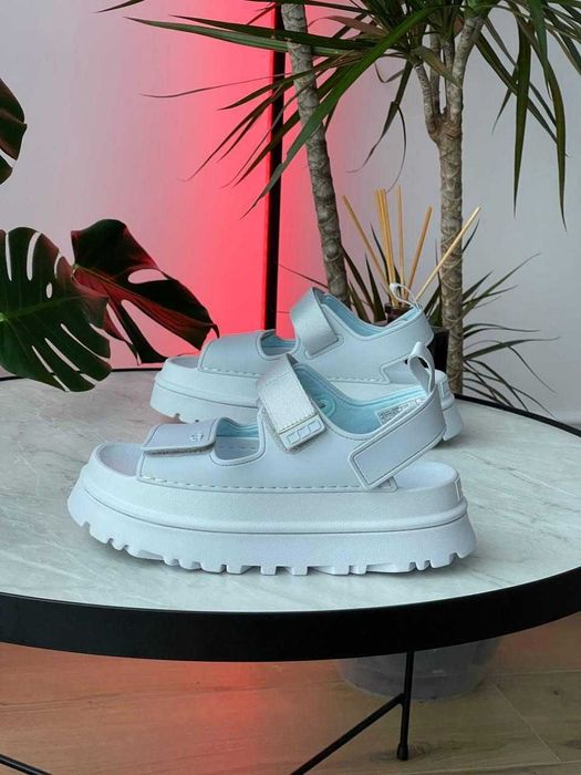 Босоножки/Босоніжки Ugg Goldenglow Blue/White Оригінал /Угги Сандали/Угг/Уггі Сандалі/Угі/Уги