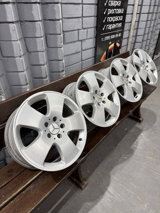 99 Литые оригинальные диски Mercedes W221 5/112 R17 et43