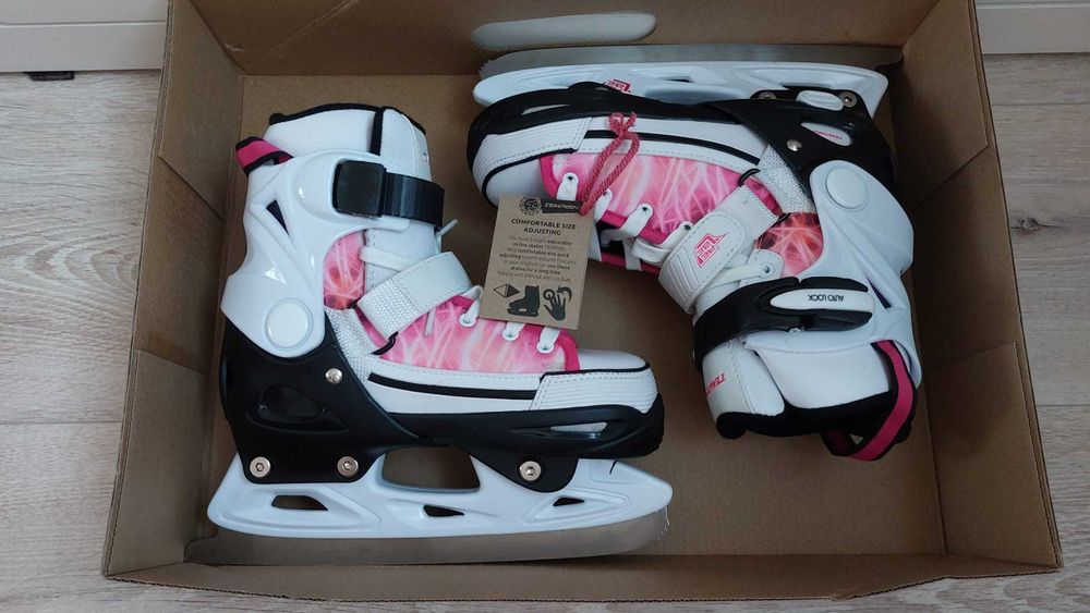 Łyżwy regulowane dziewczęce Tempish