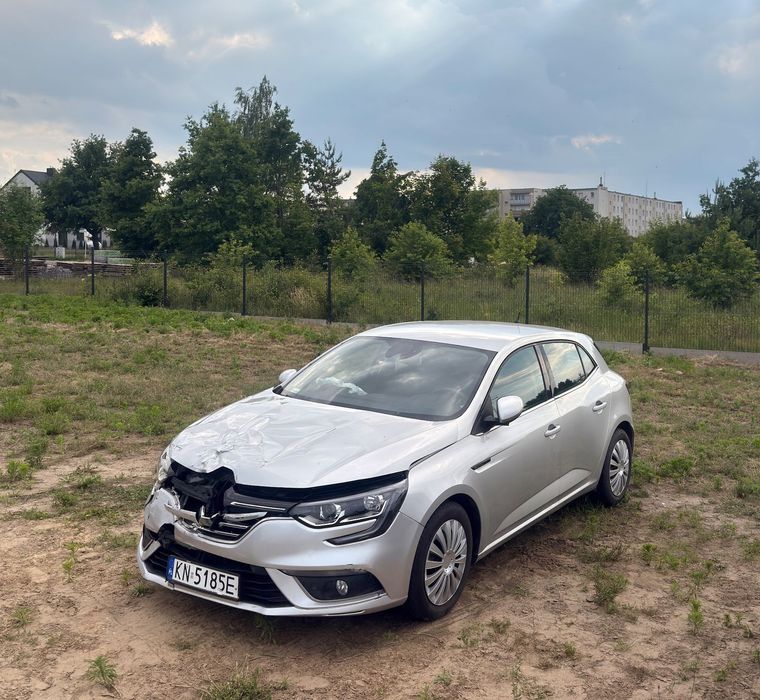 Renault Megane Lekko Uszkodzony- Diesel 1.5 Skrzynia automatyczna