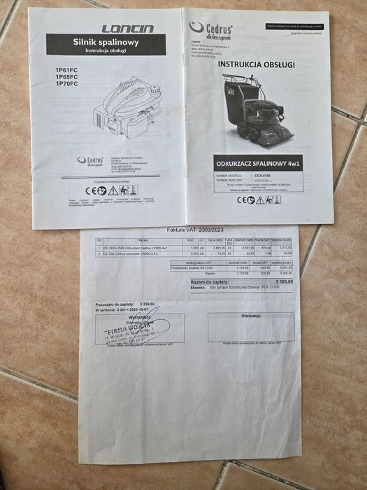 Odkurzacz do liści CEDRUS LV58S
