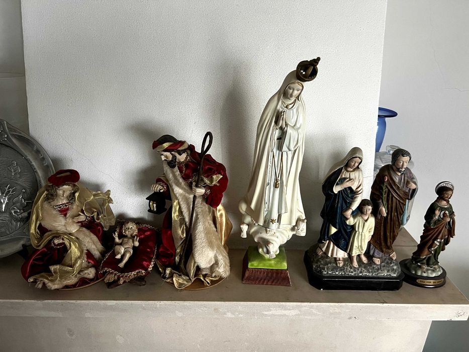 Conjunto de imagens religiosas