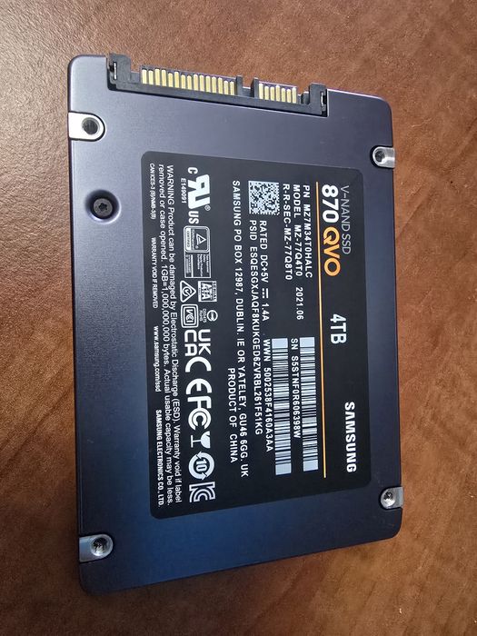 SSD Samsung EVO 870 4TB