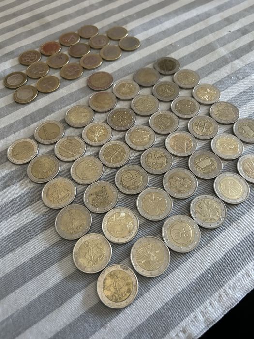 Moedas raras e comemorativas
