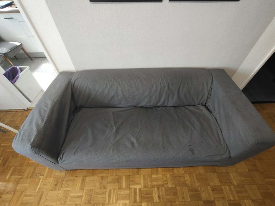 Sofa szara w dobrym stanie