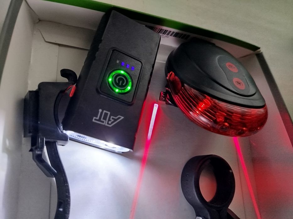 Nowe oświetlenie rowerowe laser speed