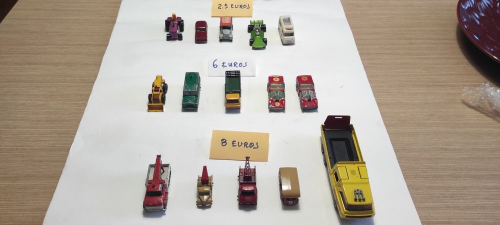 Matchbox carrinhos