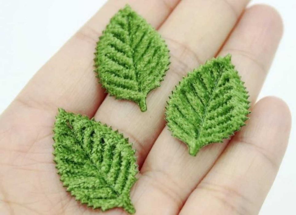 Аппликации тканевые для рукоделия, скрапбукинга, шитья