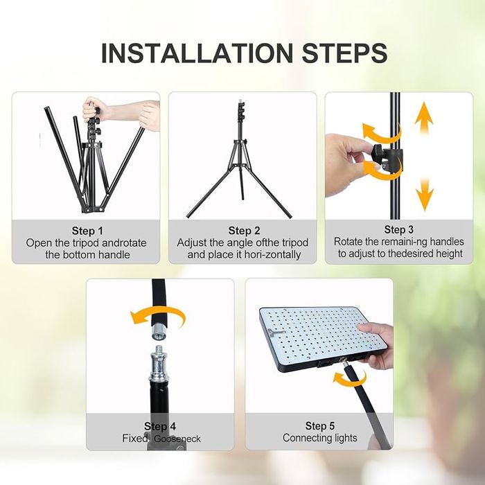 FECiDA LED фітолампа для рослин із регульованою стійкою — світлодіодни