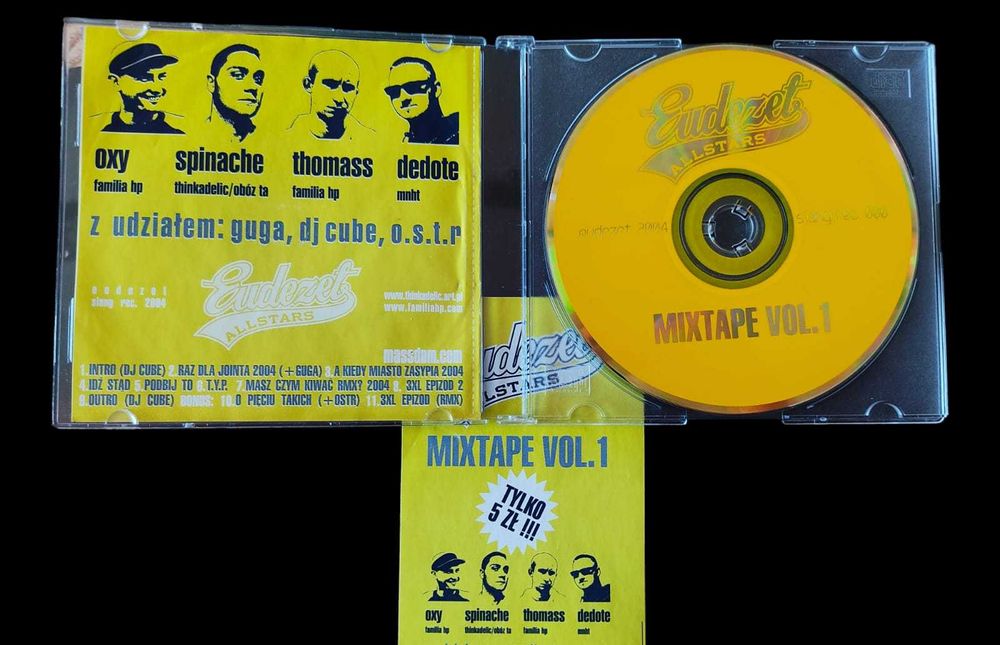 Eudezet Allstars - Mixtape Vol. 1 CD NOWA unikat OSTR Spinache Obóz TA