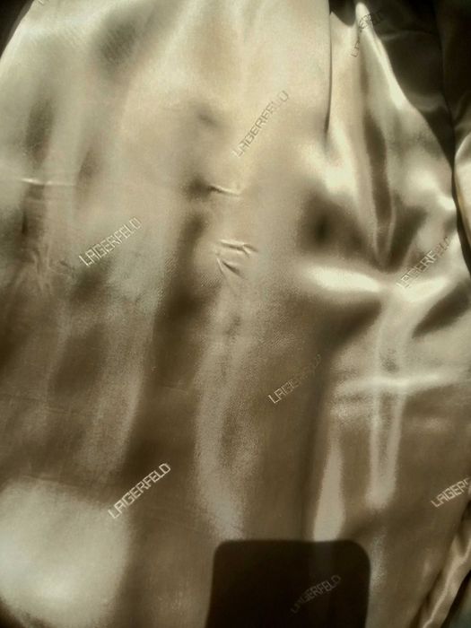 casaco de couro   de  homem de marca lagerfeld