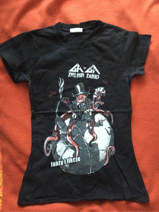 t-shirt koszulka zielone żabki punk rock r. S