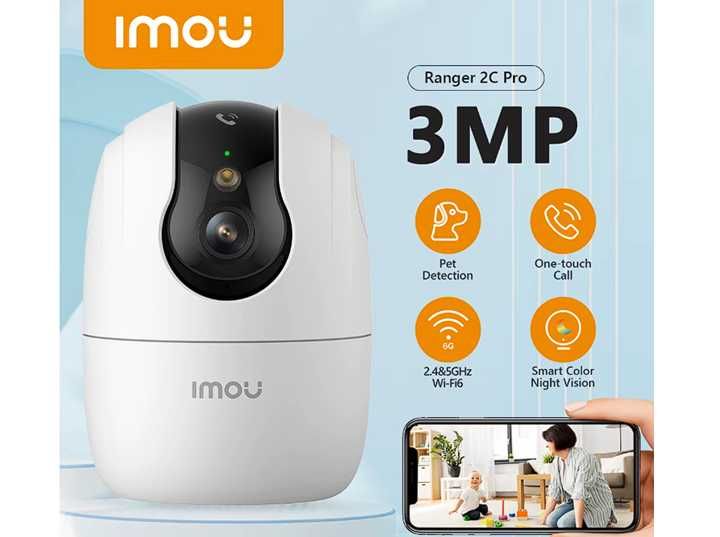 Внутрішня камера Imou Ranger 2C Pro 2K 3MP One-Touch Call Human/Pet