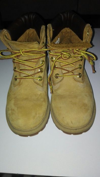 Timberki musztardowe I kozaki na zime chlopiece