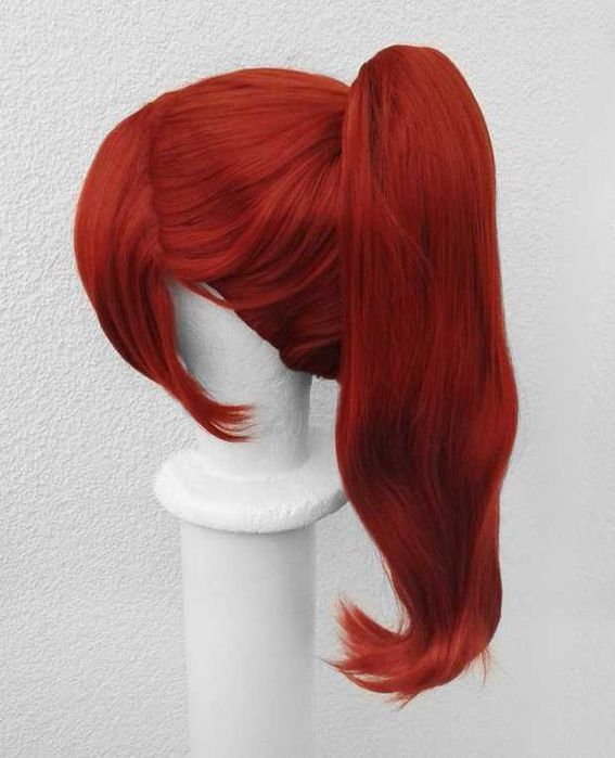 Maelle Clair Obscur Expedition 33 ruda peruka z kitką cosplay wig