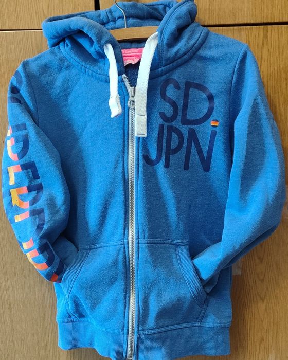 Wr) SUPERDRY Oryginalna bluza kaptur Roz.M