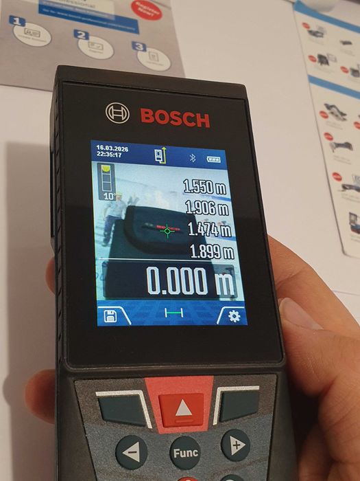BOSCH GLM 120C dalmierz laserowy z kamerą Nowy 120m Bluetooth