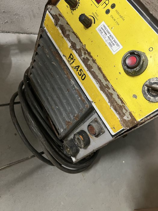 Spawarka  duza  mocna ASPA Ri-450  elektrody   Przewód  spawalniczy