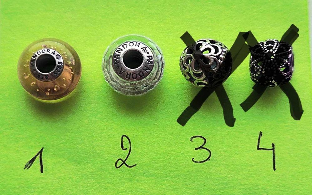 Contas par pulseiras Pandora