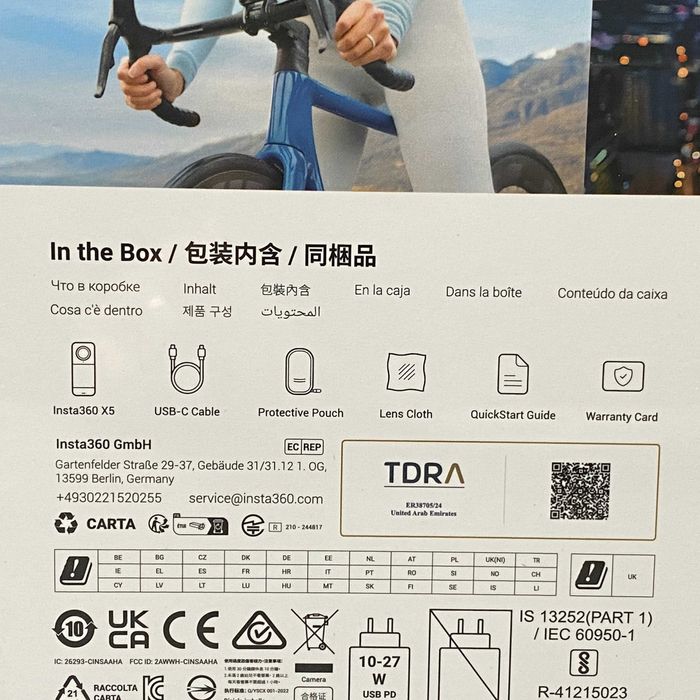 Insta360 X5 (8K - 360º) - SELADA - 3 ANOS DE GARANTIA