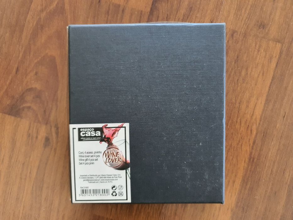 Conjunto 4 acessórios para vinho