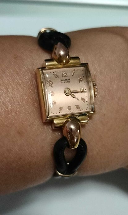 Relógio vintage, de senhora, em plaqué.