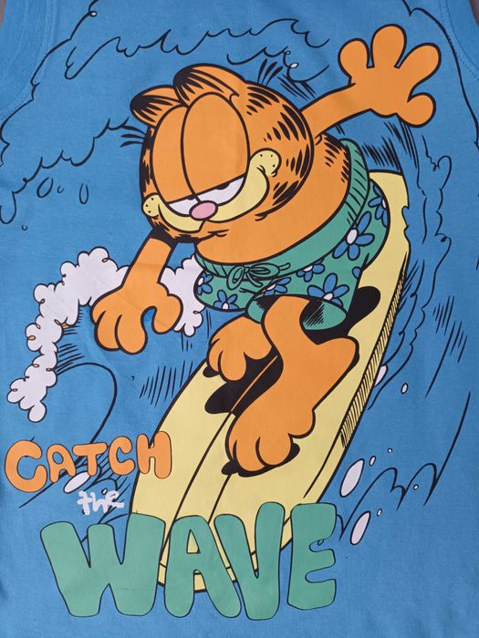 Koszulka chłopięca Garfield rozm.134