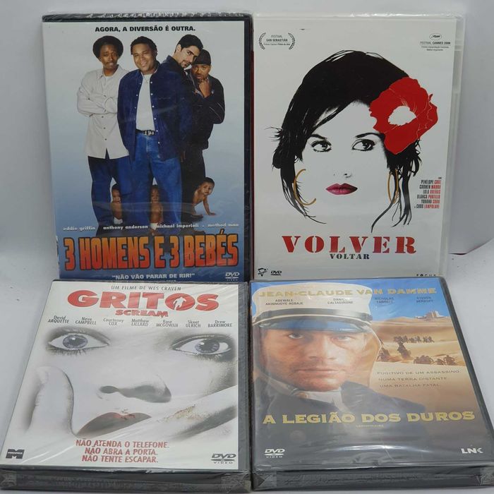 Lote 6/2 - Pack de 18 Filmes Novos e Selados em DVD - Ref.VI