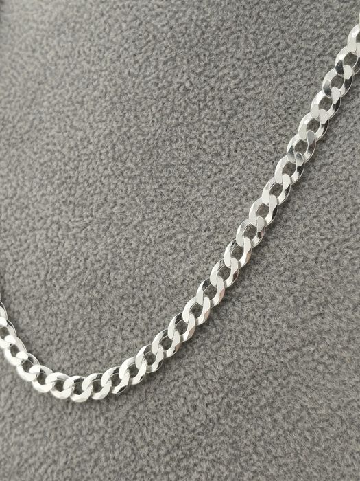 Srebrny Łańcuszek Pancerka 50cm Pr.925 Nowy