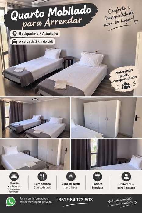 Quarto c/ 2 camas