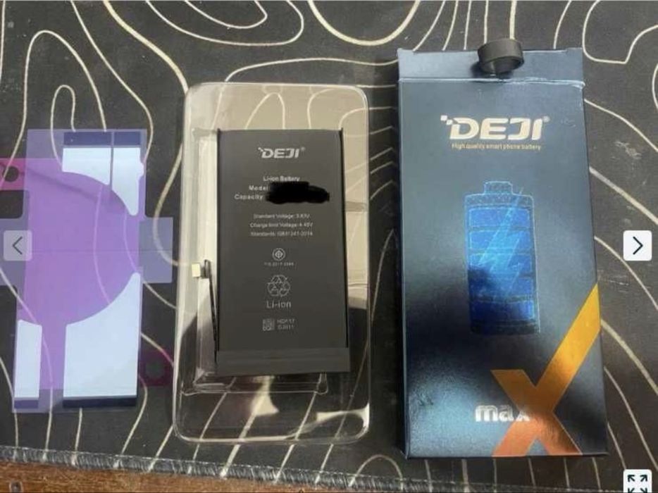 Посилена батарея без помилки Iphone Pro Max акумулятор фірми DEJI