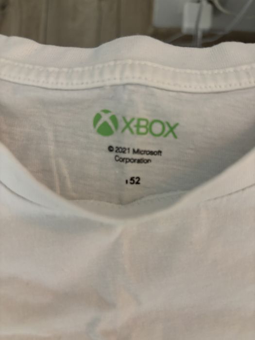 Футболка xbox, біла. з зеленим