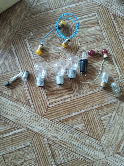 Лампочки ссср цветные