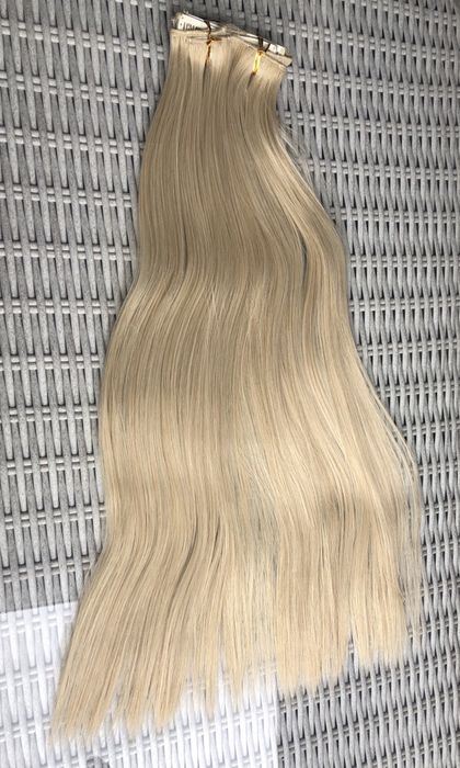 Premium Ultra Włosy doczepiane, naturalny blond, 16 klipsów, 317.