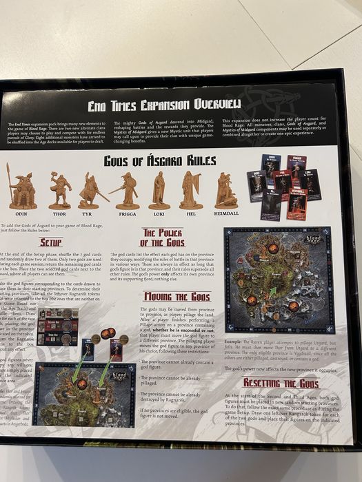 Blood rage - dodatki