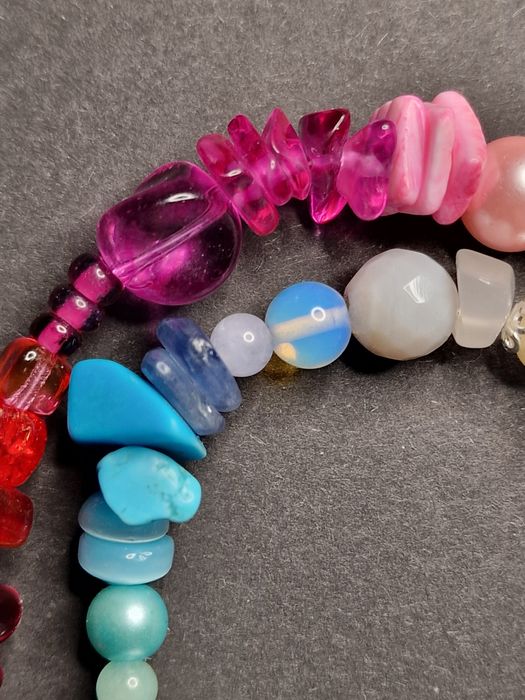 Naszyjnik z kamieniami naturalnymi