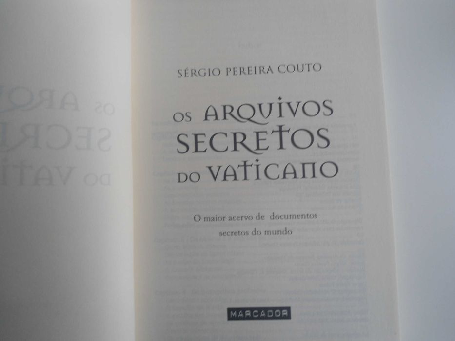 Os Arquivos Secretos do Vaticano por Sérgio Pereira Couto