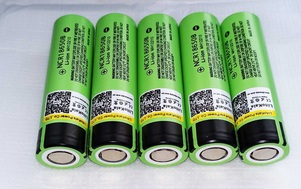 НОВІ 18650 аккумулятори LiitoKala 3400 mah, 15-17 мОм!, NCR18650B
