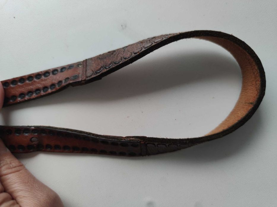 Автентична шкіряна сумка ручної роботи з тисненням (Етно-стиль)