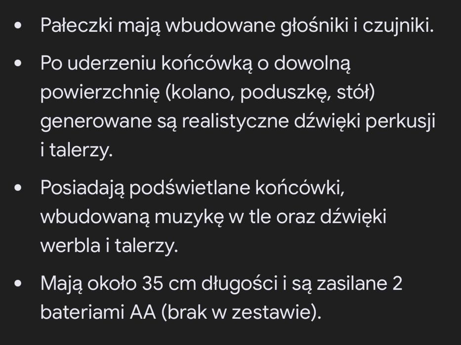 cyfrowe pałeczki perkusyjne