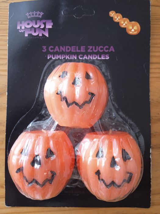 Decoração Halloween cupcake, vela luz led, grinalda