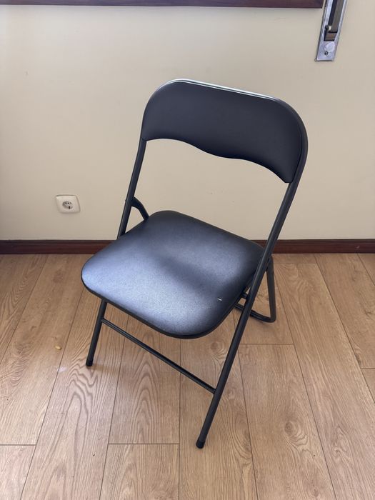 Cadeira Dobrável Preta