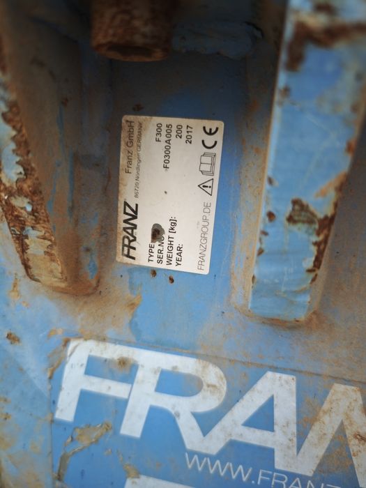 Martelo hidráulico Franz F300